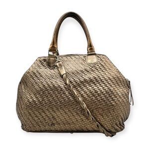 Helen Kaminski Australia Oversized Woven Leather Handbag